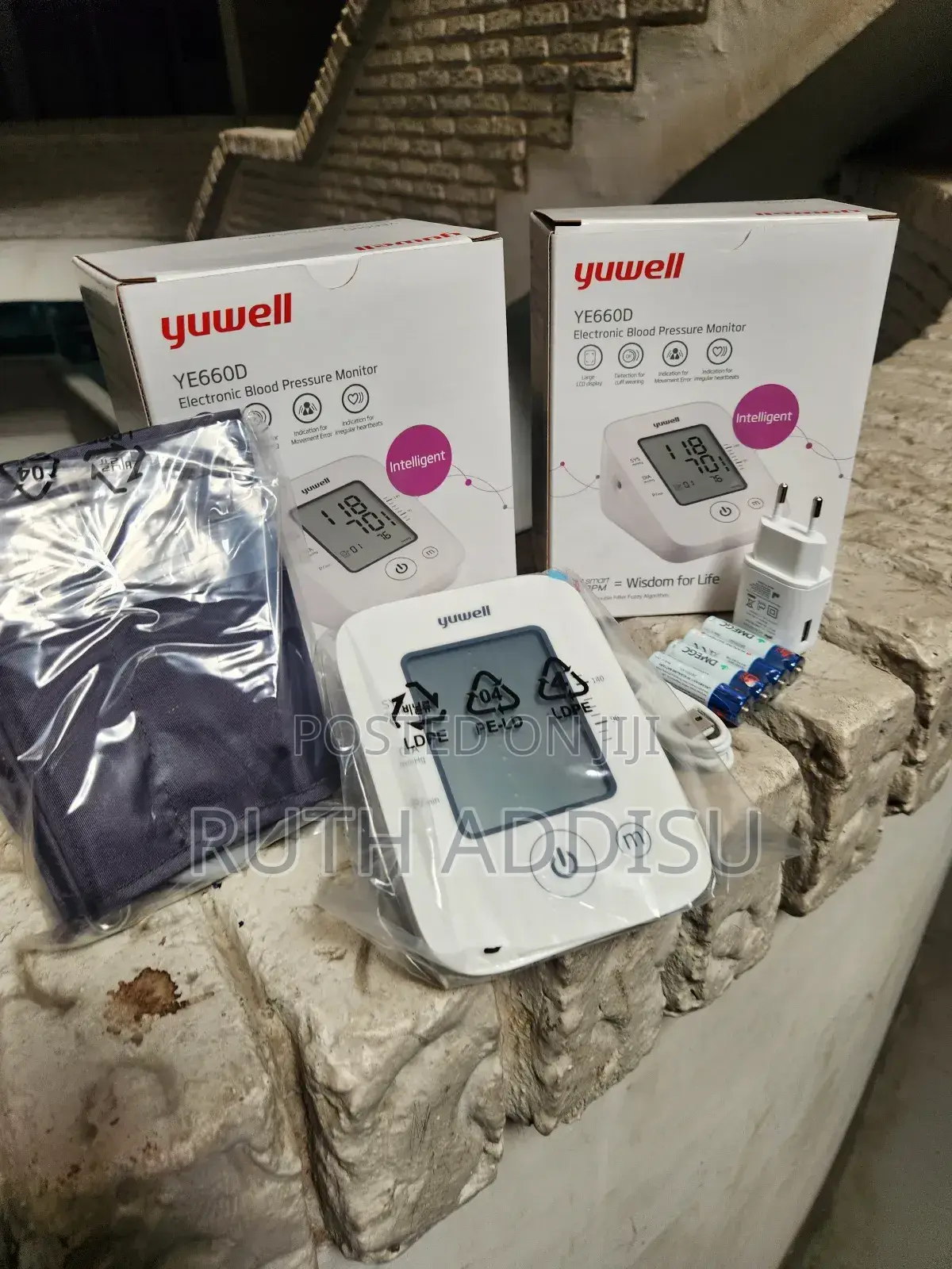 Yuwell Blood Pressure Model Ye660d蝨考blood Pressuer Monitor Medical