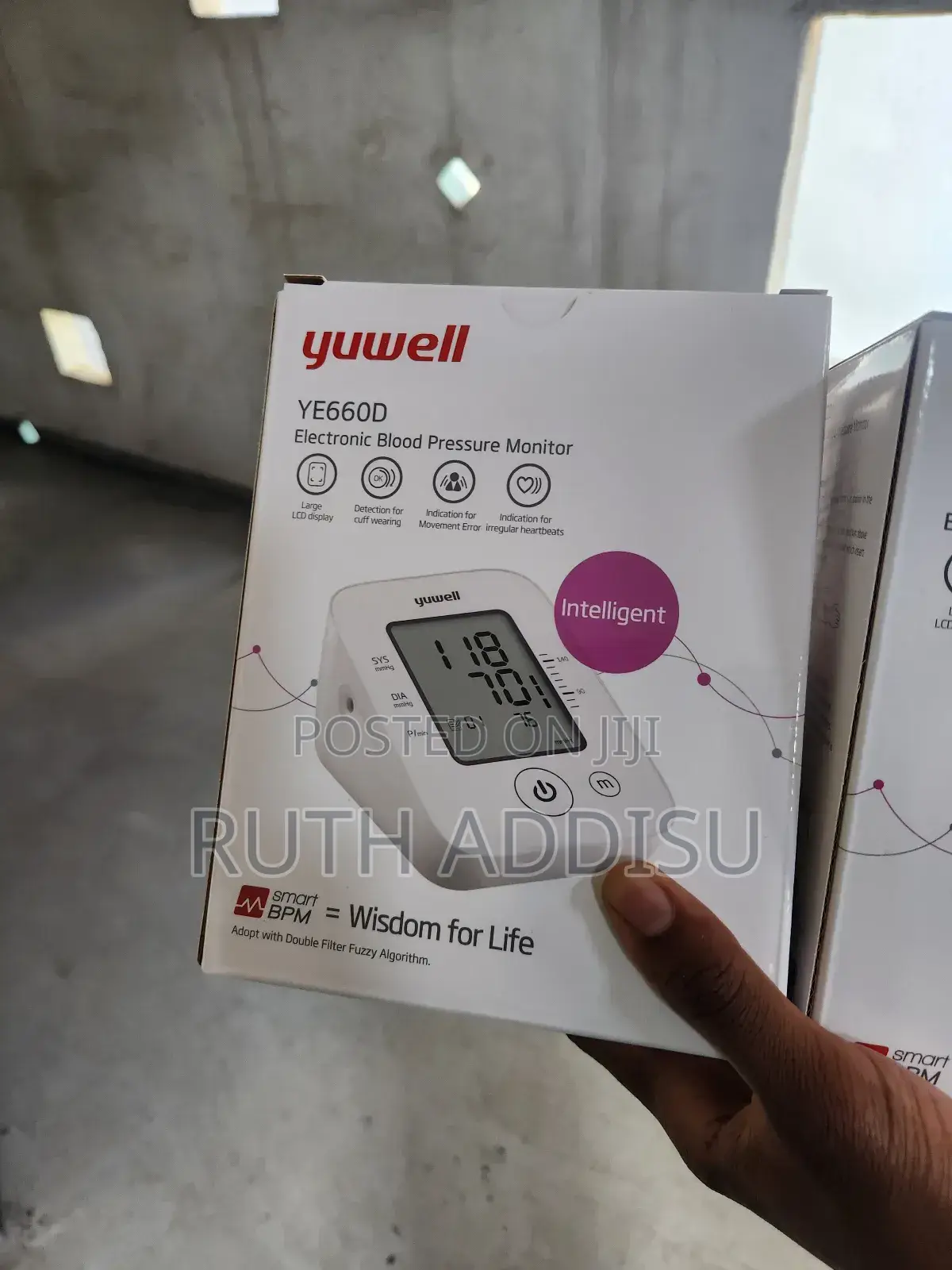 Model Dy01809-46 Blood Pressure Monitor求診digit Top Caffeine on Arm Bp