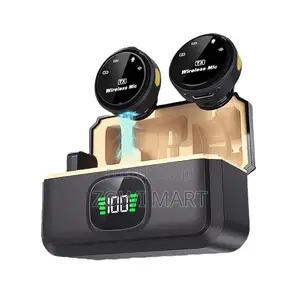 Q8 Wireless Lavalier Mic Dual Magnetic Clip-on With Display