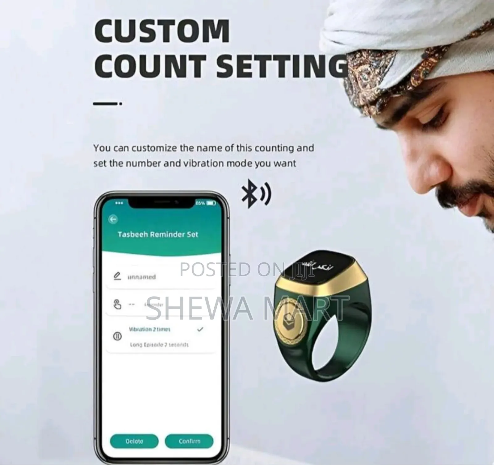 Electronic Tasbih Finger Counter Oled Digital Finger Counter Muslims