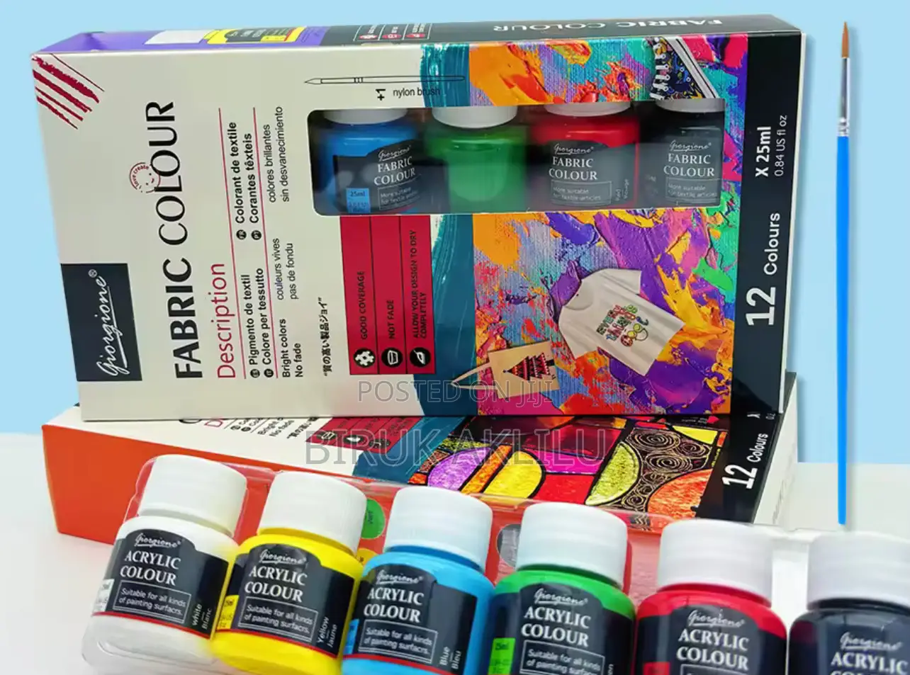 Glorgione Fabric Paint and Glass Paint