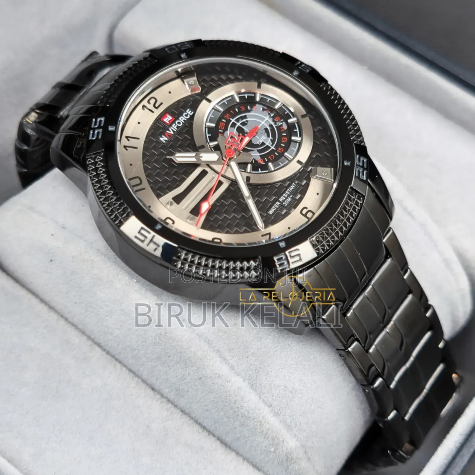 Navi Force Full Black Men's Watch
