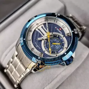 Silver Blue Naviforce Men's Watch