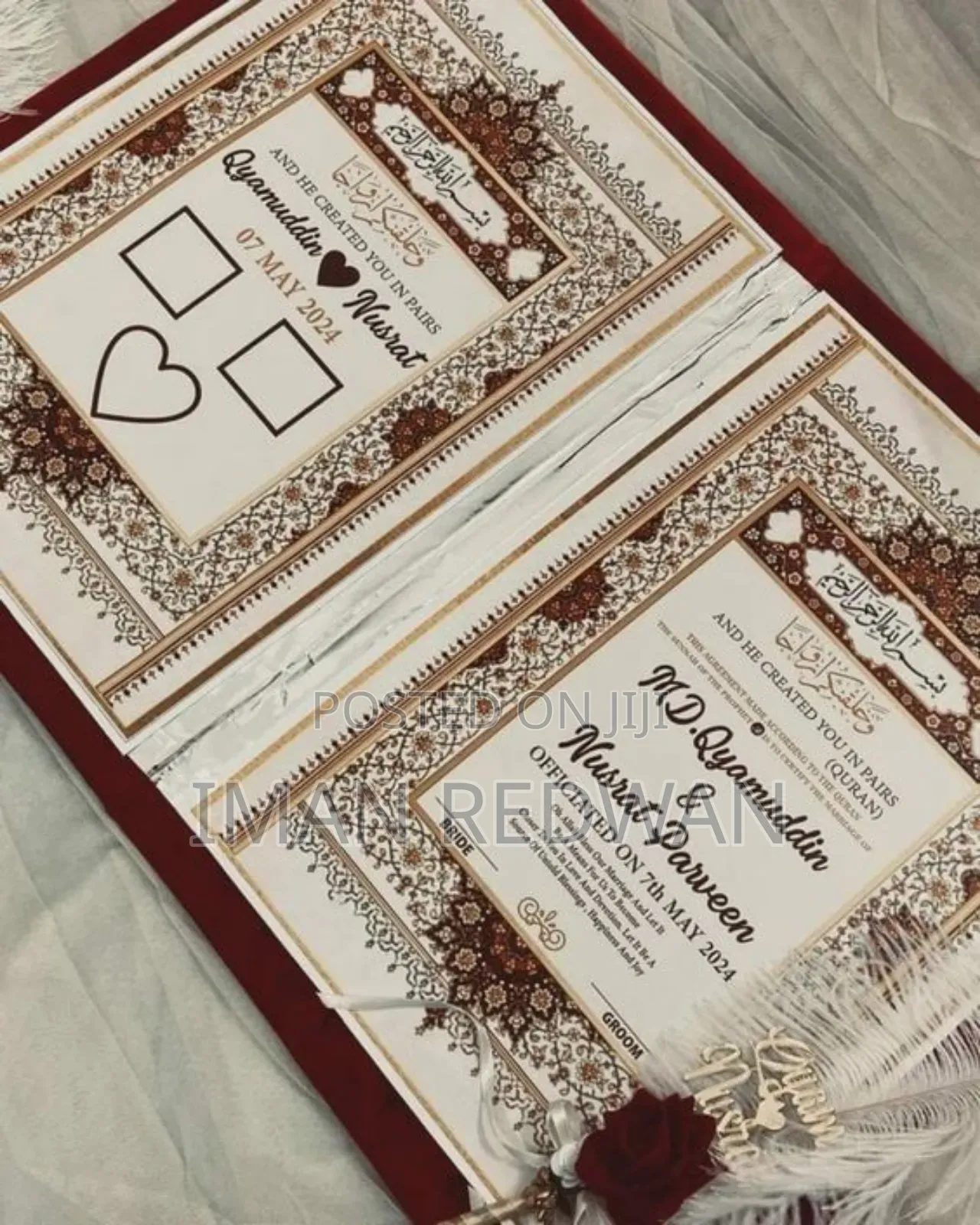Wedding Certificate