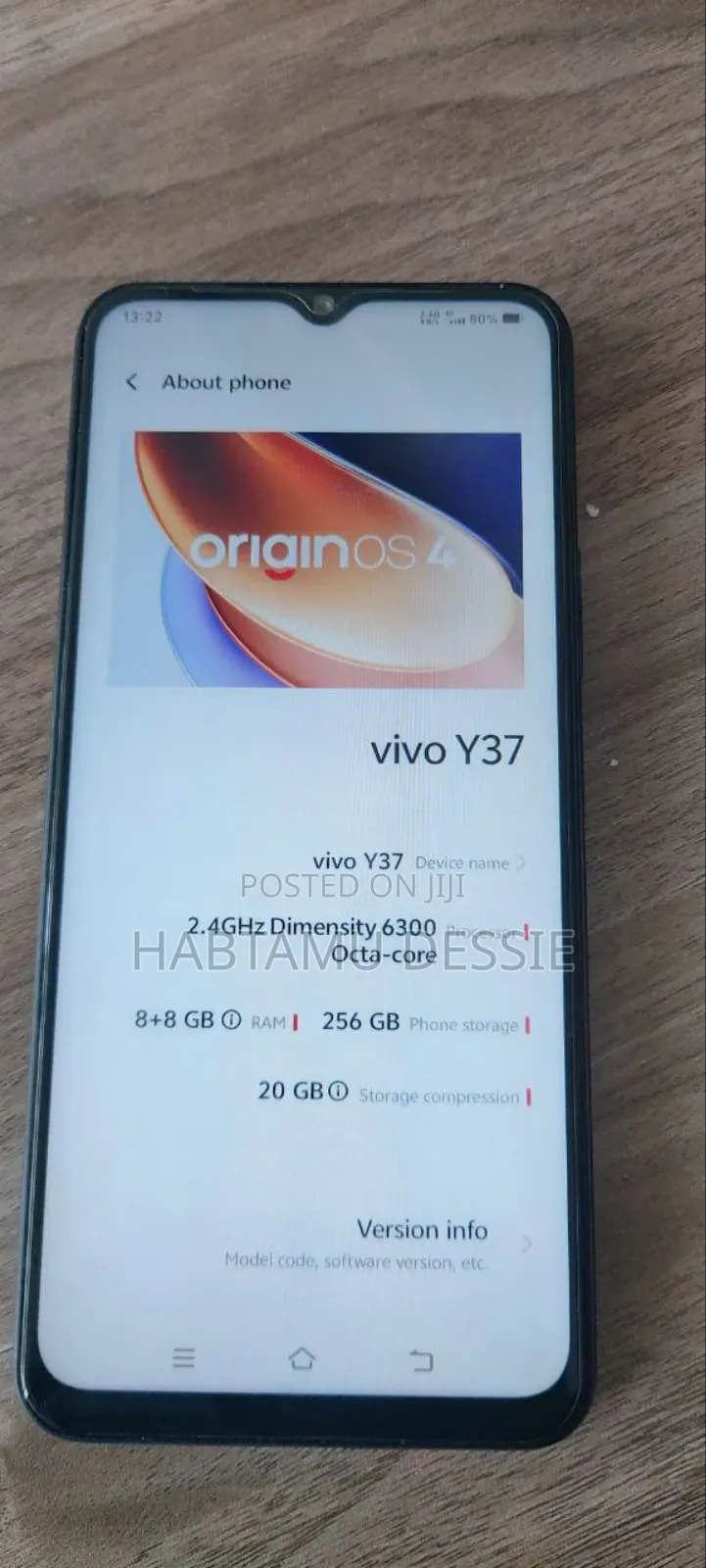 New Vivo Y36 5G 256 GB Black