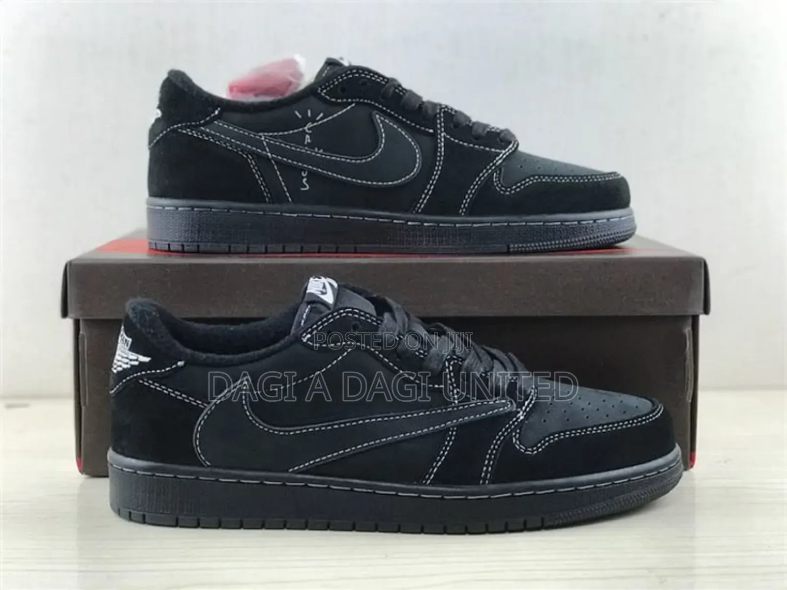 Travis Scot Air Jordan Black Phantom With Free Delivery From Dire Dawa