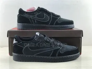 Travis Scot Air Jordan Black Phantom With Free Delivery From Dire Dawa