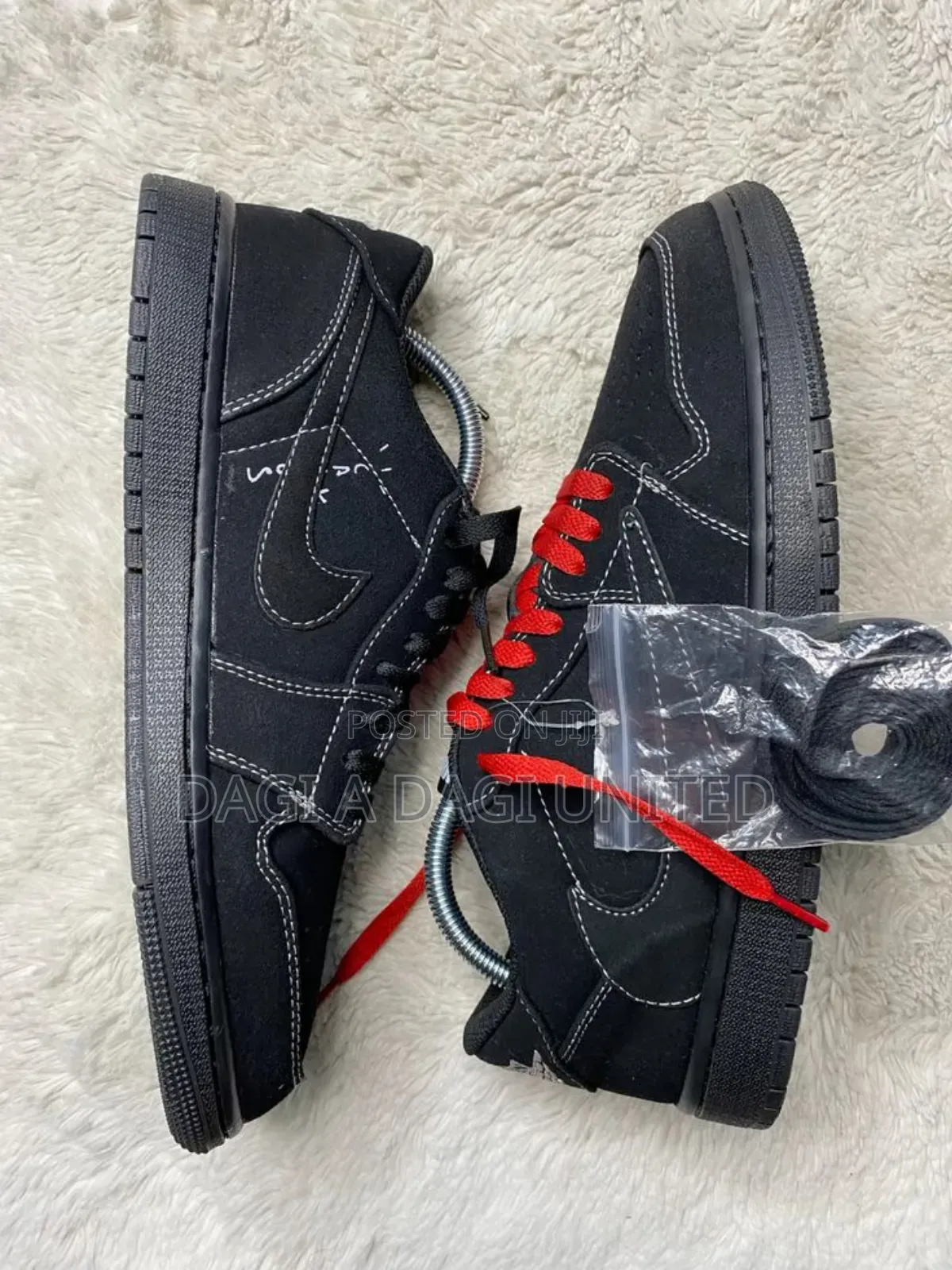 Travis Scot Air Jordan Black Phantom With Free Delivery From Dire Dawa