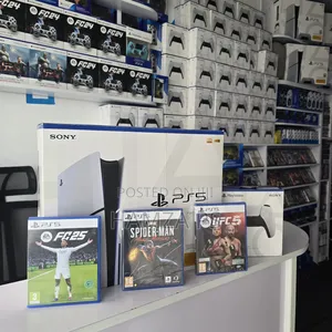 Ps5 Slim and Joystick With Some Games