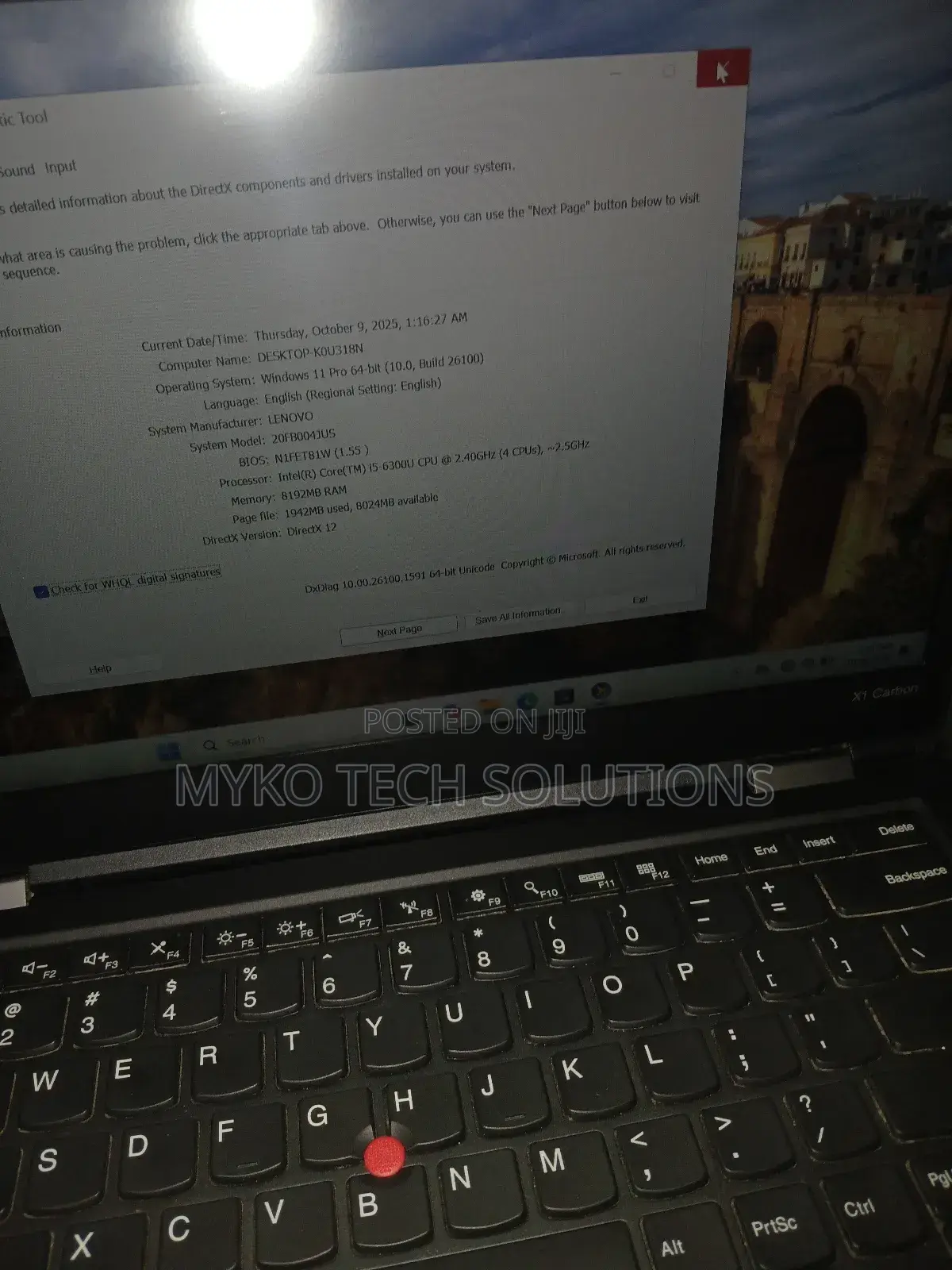 Laptop Lenovo ThinkPad X1 Carbon 16GB Intel Core I7 SSD 512GB