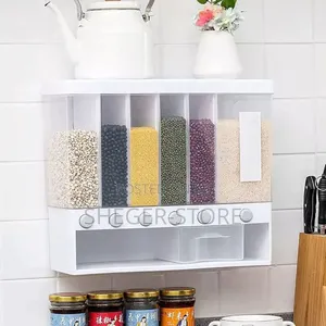 Multiple Dispenser for Cereals Grains and PulsesKitchen Storage Tank