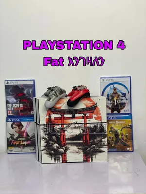 Playstation 4 Fat and Cd Game