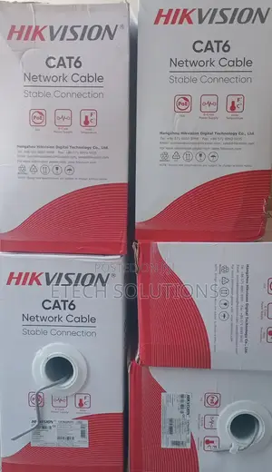 Hikvision Cat 6 Full Copper Hik Vision Network Cable