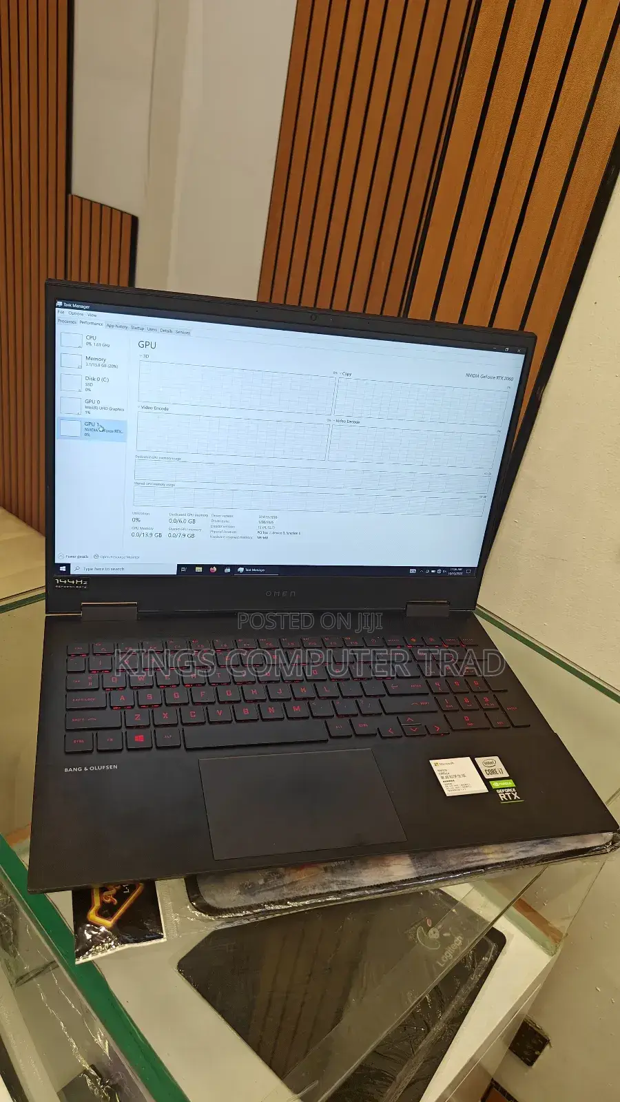 New Laptop HP Omen 15 16GB Intel Core I7 SSD 512GB