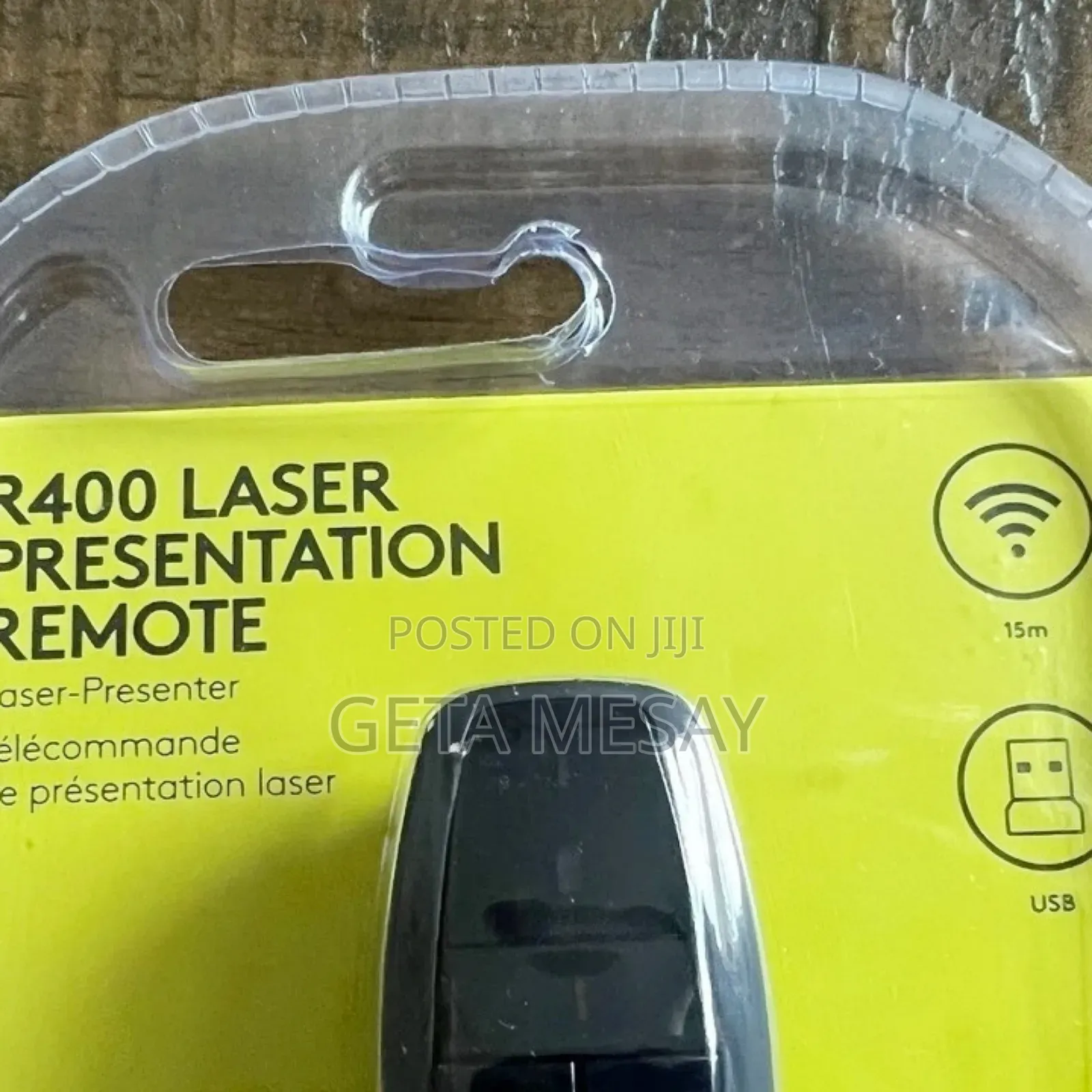 Logitech R400 Wireless Presenter Red Laser Pointer 15m Range Remote
