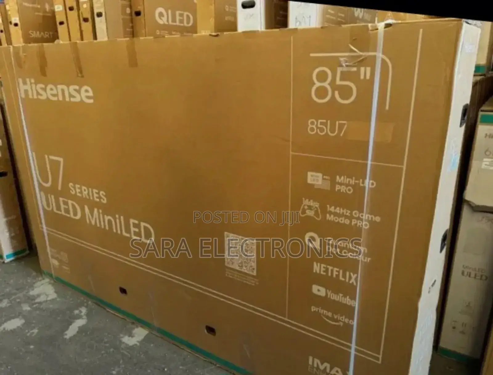 Hisence 85" U7 Series U-Led Mini Led Tv 10 Years Warranty F