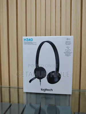 Logitech H340 USB PC Headset With Noise Canceling Mic