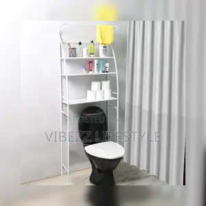 Metal Bathroom Shelf With Towel Hooks - ጥራት ያለው የልብስና የዕቃ ማስቀመጫ