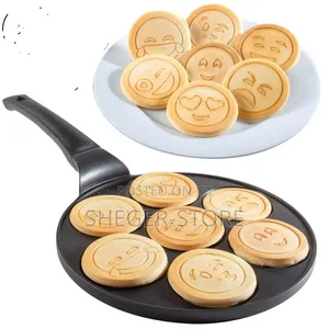 Smileyface Non Stick Pancake Pan
100% የማይዝ
በአንድ ግዜ7 Emoji ኬኮችን ይጋግራል