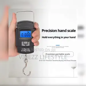 Digital Hand Scale (50kg) -የእጅ ሚዛን ለቤትዎ እና ለጉዞ (For Home Travel)