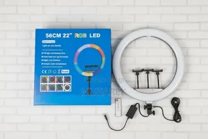 22 Inch RGB Dimmable Circle Light Color Filter Effects Video