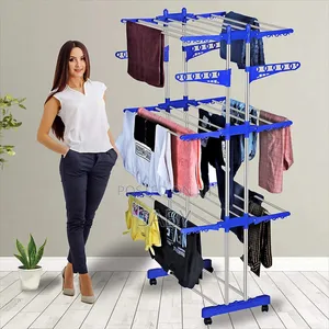 Plastic 3 Layer Cloth Rack