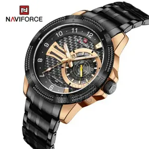 Naviforce New Men Wristwatch Top Brand Luxury Man Watch Gold
