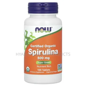 Now Foods Spirulina 500 Mg Nutrient Rich Superfood Tablets - 100 Count