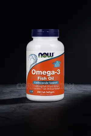 Omega-3 , Fish Oil , 200 Softgels 1000 Mg