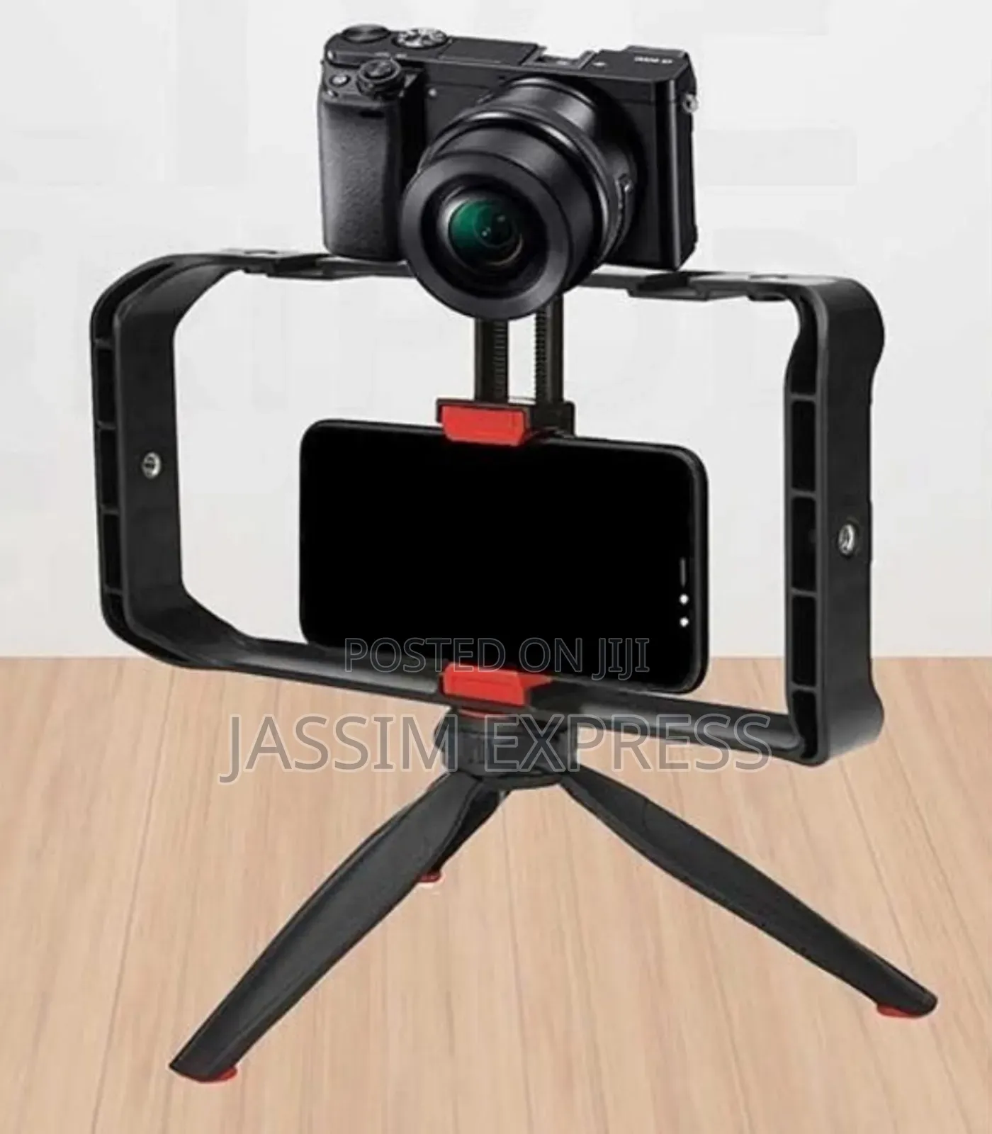 Vlogging Filmmaking Cage Stabilizer Grip Tripod Kit Handle