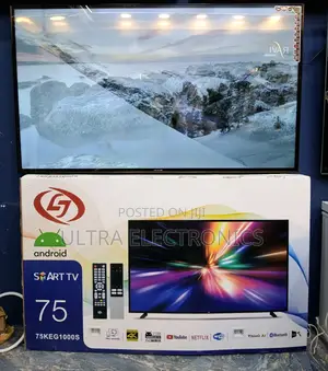 Lj 75 Inch Double Glass Smart Ultra Uhd Tv Youtube Accsse
