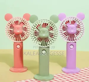 Portable Mini Desk Fan With Phone Stand