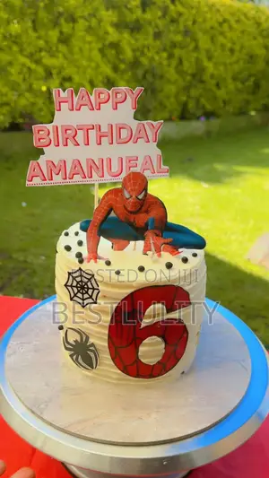Spider Man Cake for Birthday Fresh and Tasty