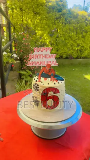 Spider Man Cake for Birthday Fresh and Tasty