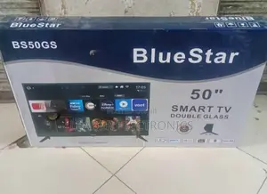 Blue Star Tv 50" Smart Android Tv Double Glass New 2025