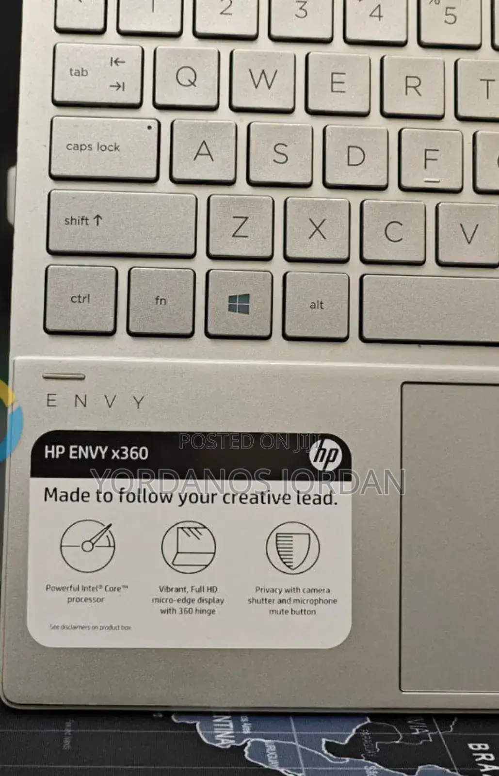 New Laptop HP Envy X360 8GB Intel Core I5 SSD 256GB