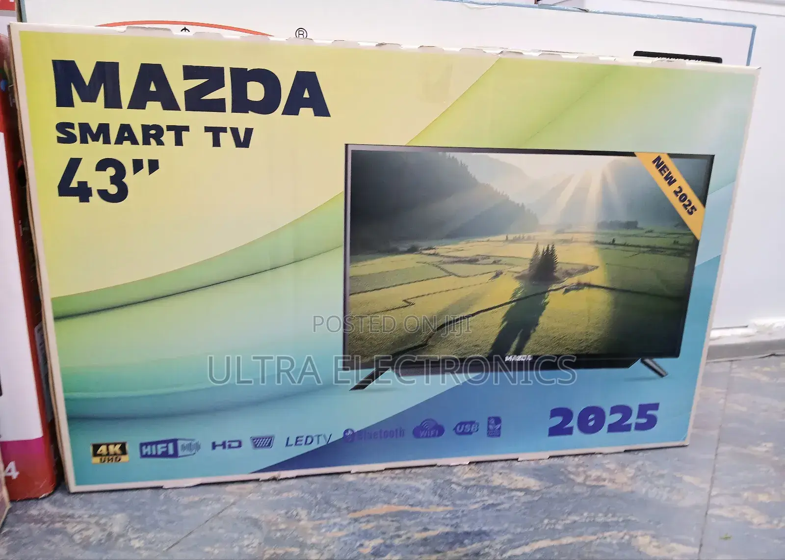 Mazda 43 Inch Smart Uhd Tv Double Glass Led