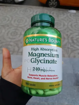 Nature's Bounty High Absorption Magnesium Glycinate 240mg 18p Capsules