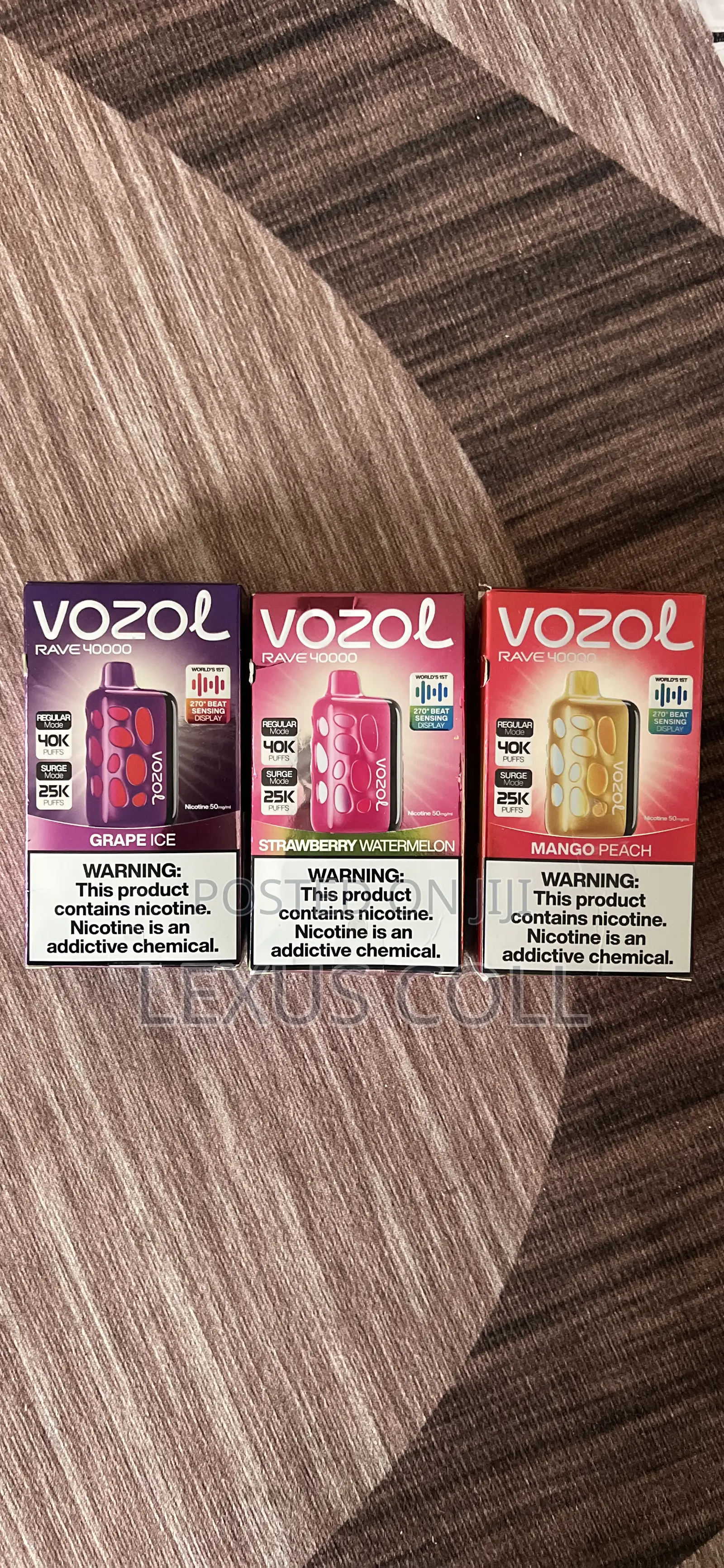 Hookah Vape 40,000 Puff Mango Peach Grape