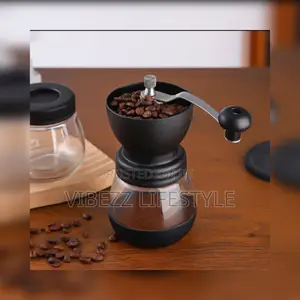 Portable Hand Coffee Mill Spice Grinder - የቡና እና የቅመም መፍጫ