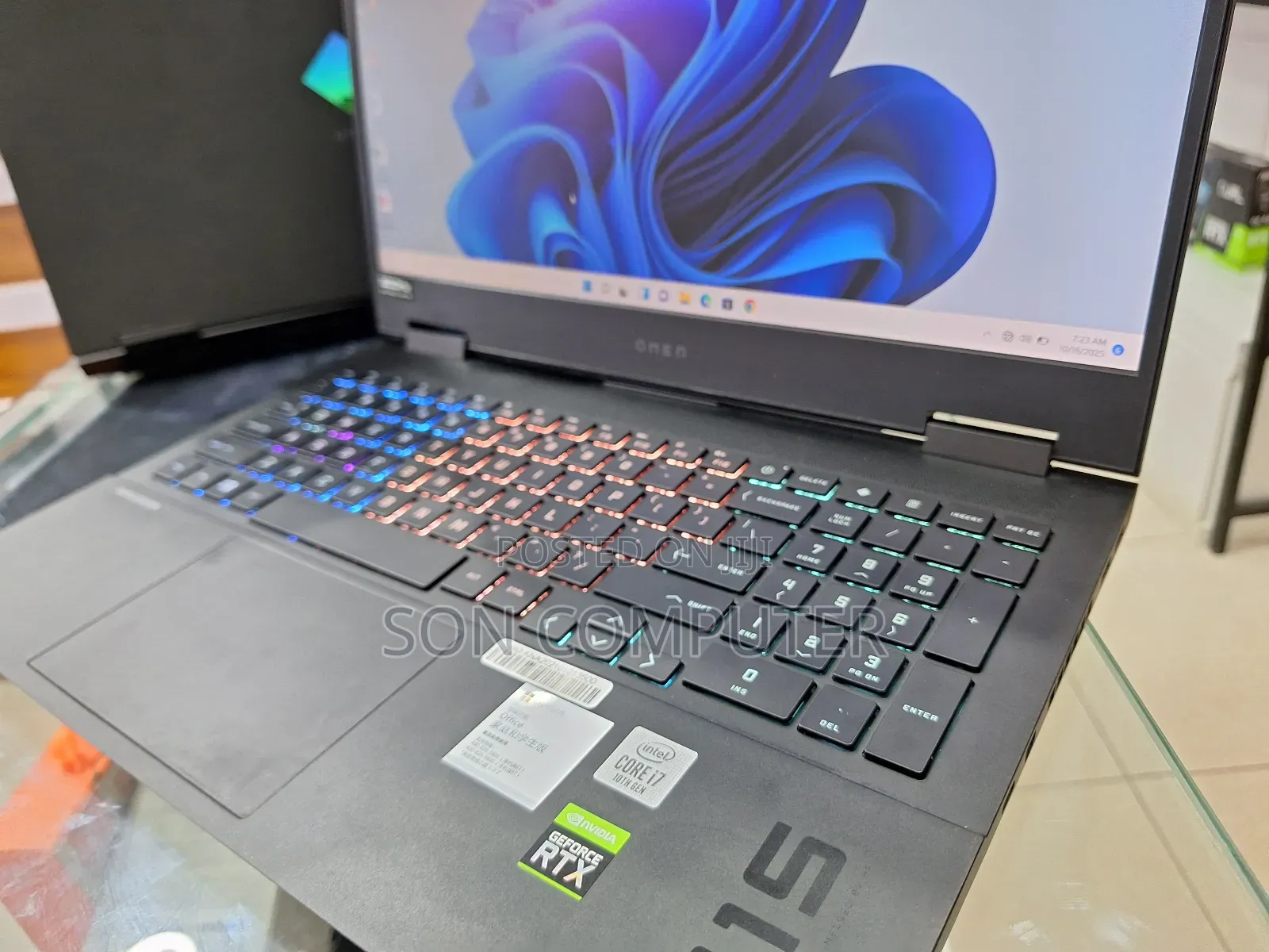 New Laptop HP Omen 15 16GB Intel Core I7 SSD 1T