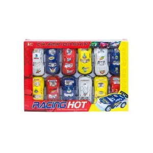 12-Piece Championship Hot Racing Car Play Set