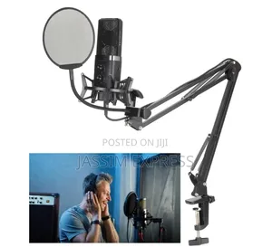 Original Yanmai Professional Cardioid Studio Microphone With Boom Arm
