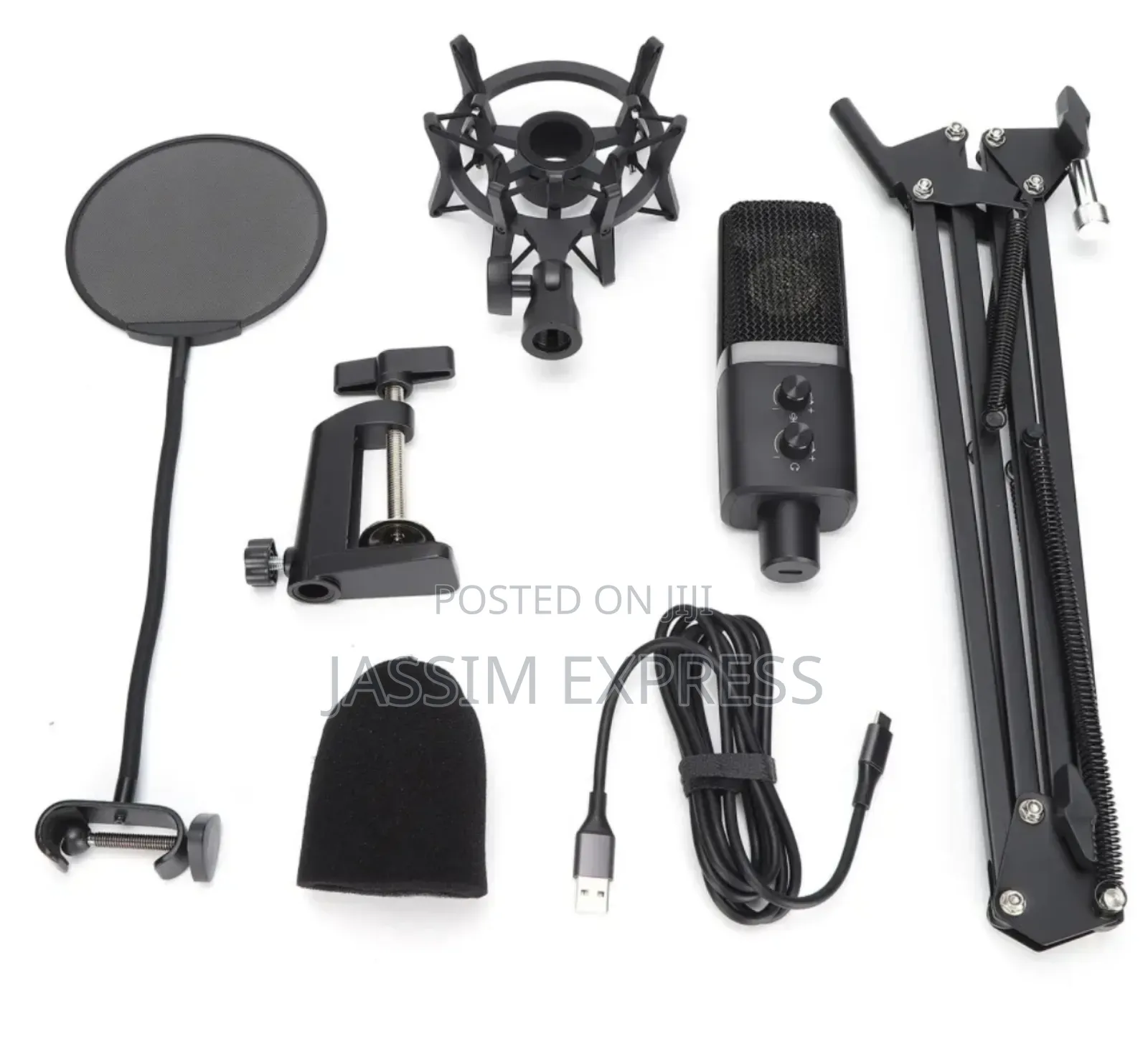 Original Yanmai Professional Cardioid Studio Microphone With Boom Arm