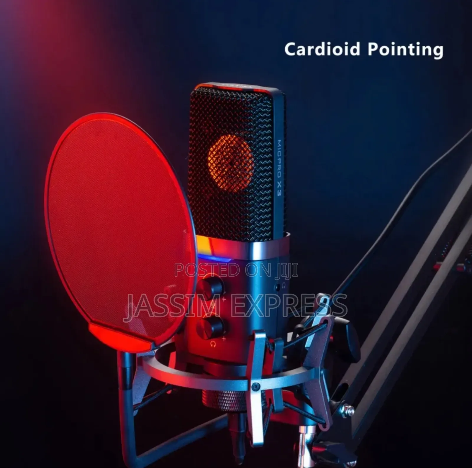 Original Yanmai Professional Cardioid Studio Microphone With Boom Arm