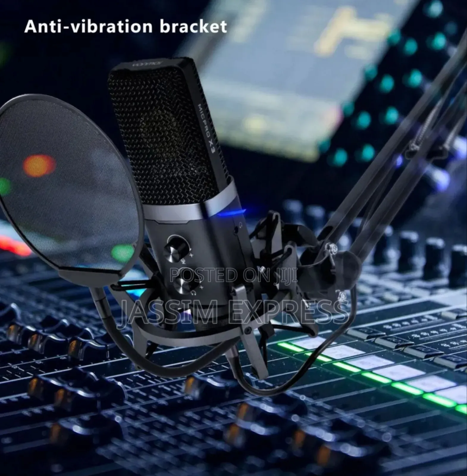 Original Yanmai Professional Cardioid Studio Microphone With Boom Arm