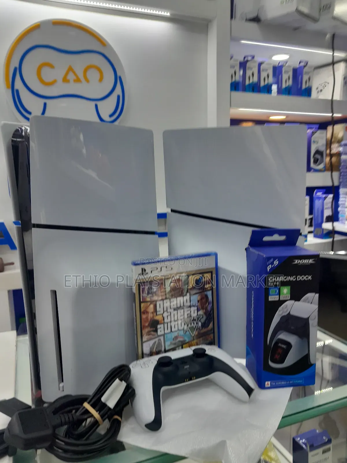 Playstation 5 Slim Console and Cd
