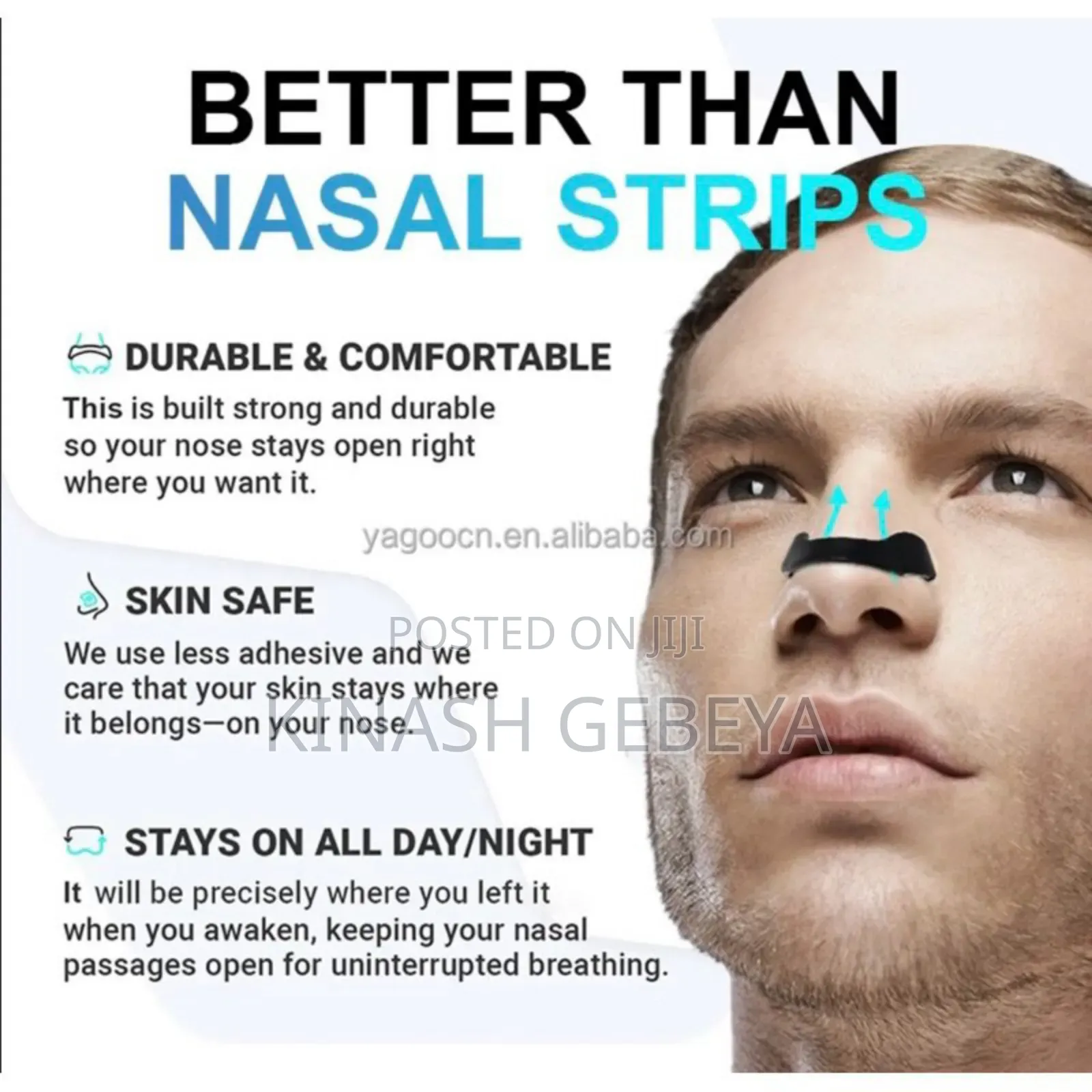 30pair Nasal Dilator(የአፍንጫ መተንፈሻ ቀዳዳ ማስተካከያ)