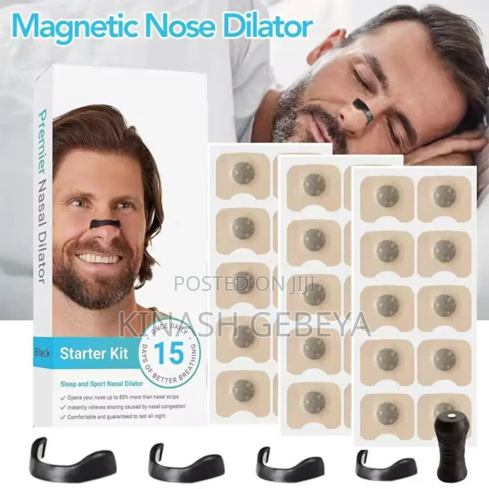 30pair Nasal Dilator(የአፍንጫ መተንፈሻ ቀዳዳ ማስተካከያ)