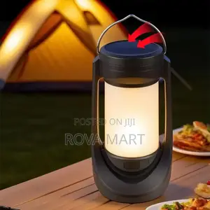 Flickering Solar Camping Light